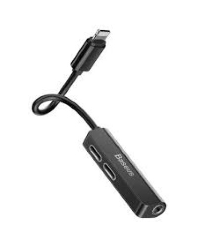 Baseus L52 CALL52-01 Lightning 3-in-1 Audio və Şarj Adapteri