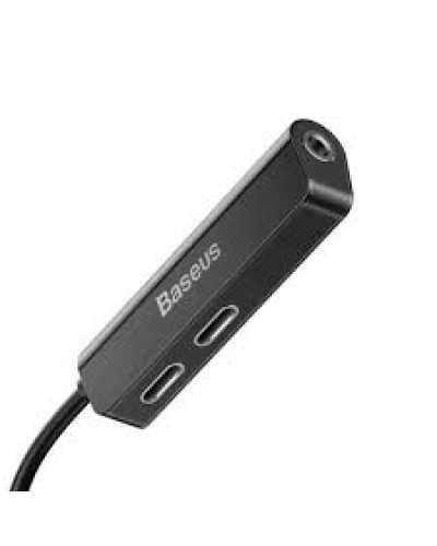 Baseus L52 CALL52-01 Lightning 3-in-1 Audio və Şarj Adapteri