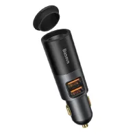 Avtomobil şarj cihazı Baseus CCBT-D0G Dual USB Car Charger Black