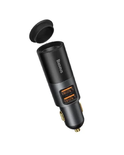 Avtomobil şarj cihazı Baseus CCBT-D0G Dual USB Car Charger Black