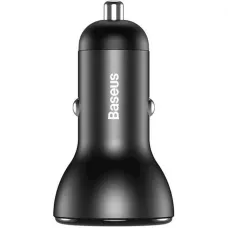 Avtomobil şarj cihazı Baseus Smart Digital Display Dual USB Car Charger CCBX-B0G