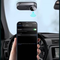 Baseus Solar FM Modulator Car Wireless MP3 Player Bluetooth 5.0 USB TF AUX Black CDMP000001