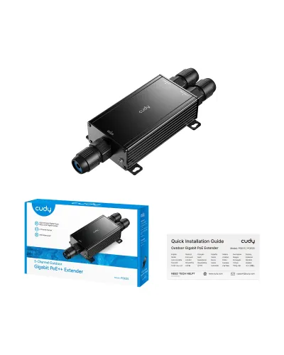 CUDY POE15 2.0 Gigabit PoE+ IP67 Уличный удлинитель 30W
