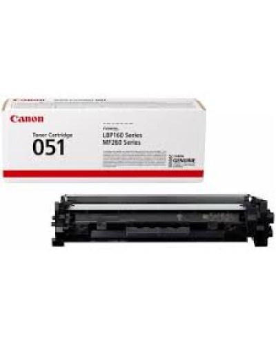 Canon Cartridge 051 CRG-051 BK 2168C002 Black Original Toner Kartrici