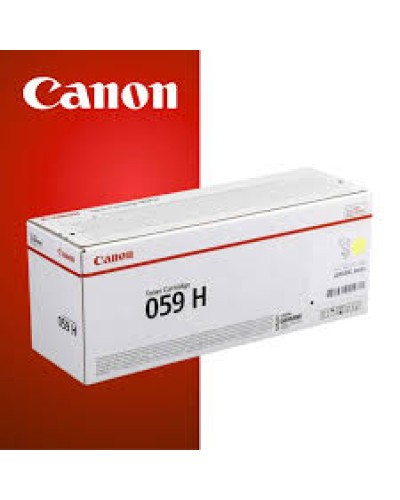 Canon Cartridge 059H CRG-059H Y Yellow Original Toner Kartrici