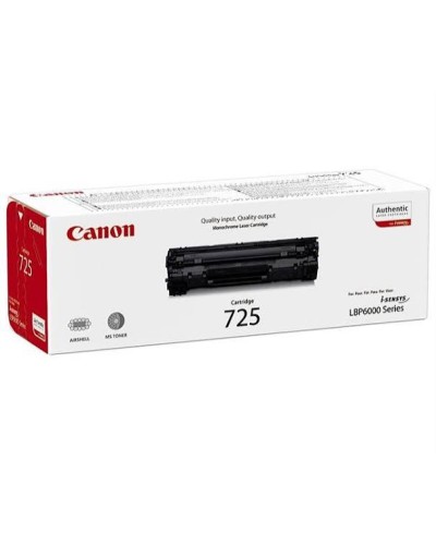 Canon Cartridge 725 3484B002 Black Toner Kartrici