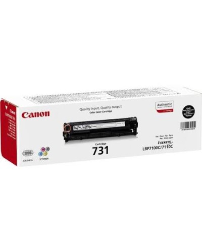 Canon Cartridge 731 CRG-731 BK  Black Original Toner Kartrici