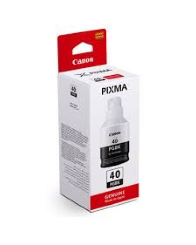 Canon GI-40 PGBK 3385C001 Qara Mürəkkəb Konteyneri 135 ml