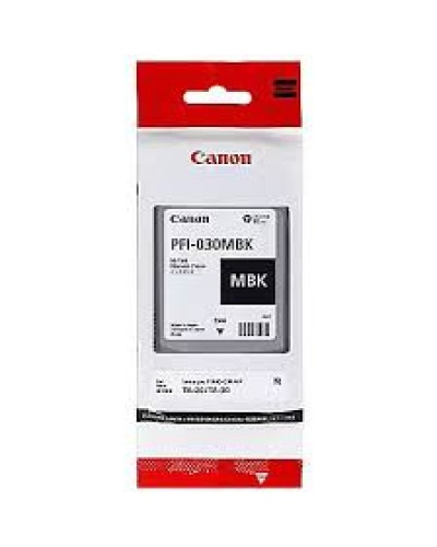 Canon PFI-030 MBK 3488C001AA Matte Black Original Pigment Mürəkkəb Konteyneri 55 ml