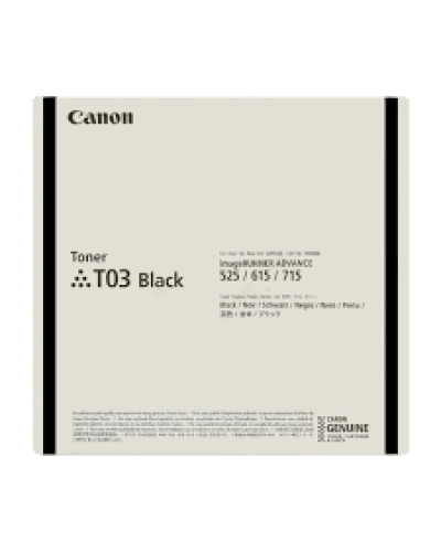 Canon T03 BK 2725C001AA Black Original Toner Kartrici