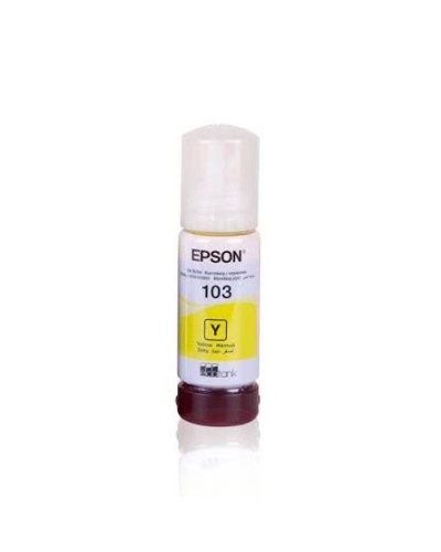 Epson 103  Yellow 65 ml Original EcoTank Mürəkkəb Şüşəsi