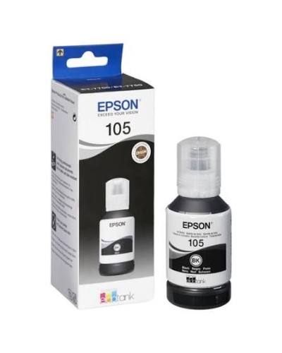 Epson 105 BK C13T00Q140 Black Оригинальные пигментные чернила