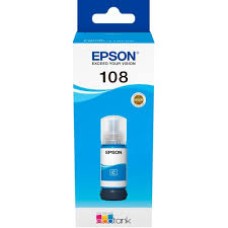 Epson 108 EcoTank CY C13T09C24A Cyan Оригинальные чернила