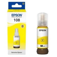 Epson 108 EcoTank Y C13T09C44A Yellow Оригинальные чернила