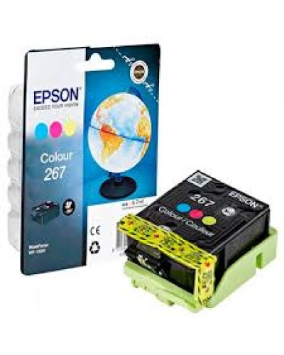 Epson 267 Globe C13T26704010 Tri-Colour Оригинальный цветной картридж 6.7 мл 200 страниц