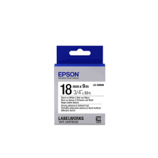Epson LabelWorks LK-5WBW C53S655012 Strong Adhesive Лента для этикеток 18 мм x 9 м