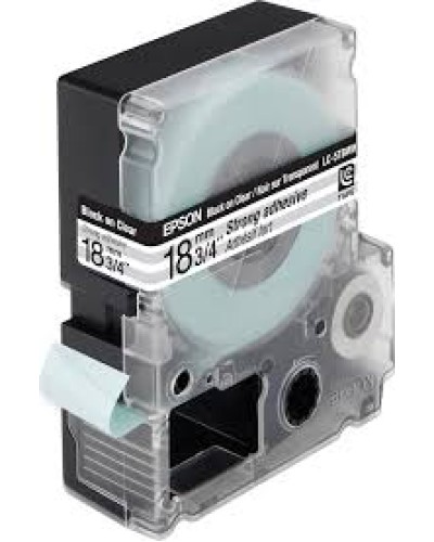 Epson LabelWorks LK-5WBW C53S655012 Strong Adhesive Лента для этикеток 18 мм x 9 м