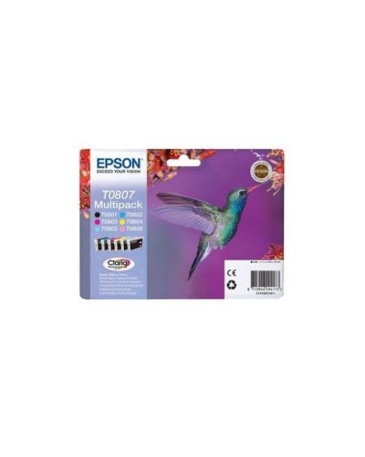 Epson T0807 C13T08074011 Claria Photographic Оригинальный набор картриджей