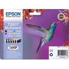 Epson T0807 C13T08074011 Claria Photographic Оригинальный набор картриджей