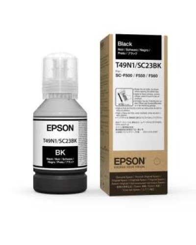 Epson T49H BK C13T49H10N Black Original Mürəkkəb Şüşəsi 140 ml