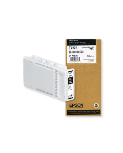 Epson UltraChrome XD T6931 C13T693100 Photo Black Original Mürəkkəb Kartrici 350 ml