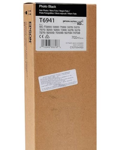 Epson UltraChrome XD T694100 C13T694100 Photo Black Original Mürəkkəb Kartrici 700 ml