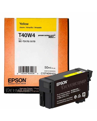Epson UltraChrome XD2 T40D440 Yellow C13T40D440 Original Mürəkkəb Kartrici 50 ml