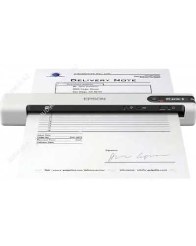 Epson WorkForce DS-80W  A4 Портативный документ-сканер Wi-Fi 600 dpi