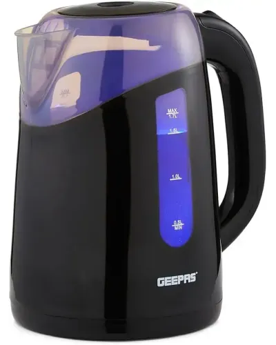 Geepas GK38027 Elektrik Çaydan – 1.7L, 2200W, Paslanmayan Polad