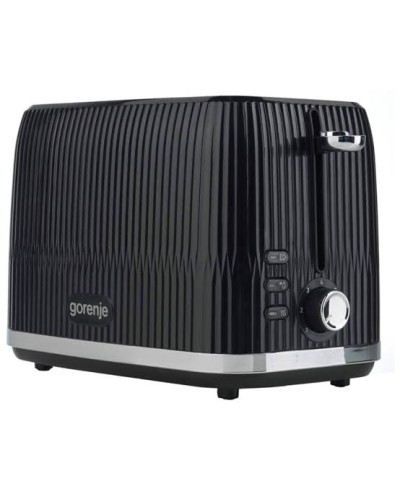 Gorenje T850DPB Toster – 850W, 2 Bölmə, 7 Qızartma Səviyyəsi, Qara