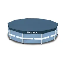 Intex 28032 тент для бассейна | покрытие для бассейна Metal Frame 457 с