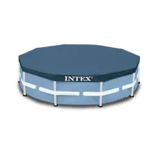 Intex 28032 тент для бассейна | покрытие для бассейна Metal Frame 457 с