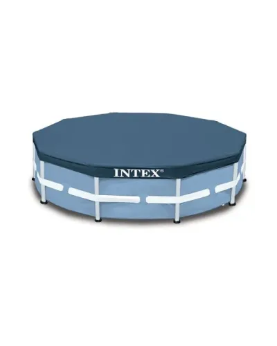 Intex 28032 тент для бассейна | покрытие для бассейна Metal Frame 457 с