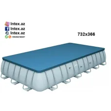 Тент для каркасного бассейна | покрытие для бассейна 732x366 см
