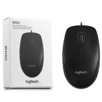 Logitech B100 910-003357 800 DPI Проводная оптическая мышь Black