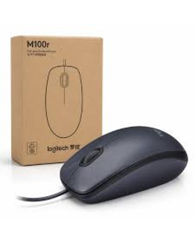 Logitech M100 Проводная оптическая мышь