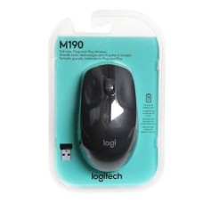 Logitech M190 910-005905 Charcoal Full-Size Wireless Mouse