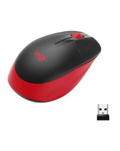 Logitech M190 910-005908 Red Full-Size Wireless Mouse