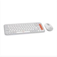 Logitech POP Icon Combo 920-013141 Беспроводной комплект клавиатура и мышь Off White