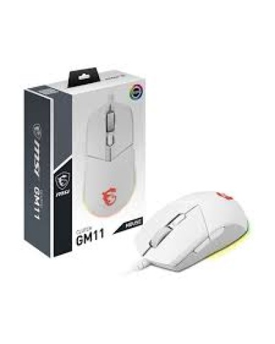 MSI Clutch GM11 White 5000 DPI RGB Gaming Siçanı