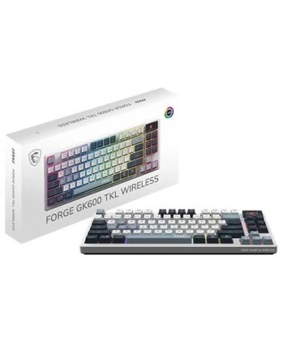 MSI FORGE GK600 TKL WIRELESS SKY 83 Düyməli Mexaniki Gaming Klaviatura