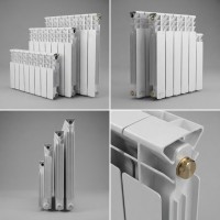 Marcella 200C2 200 mm Alüminium Seksiyalı İstilik Radiatoru