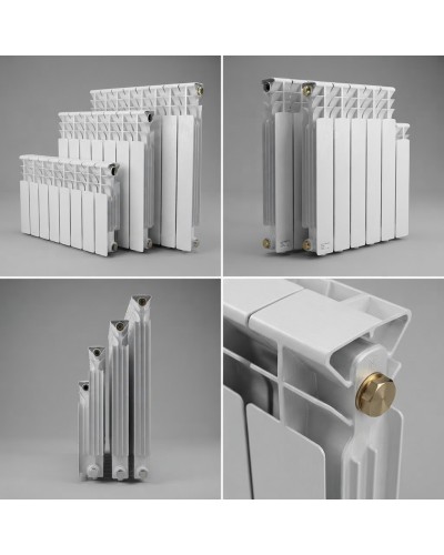 Marcella 200C2 200 mm Alüminium Seksiyalı İstilik Radiatoru