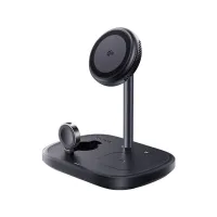 Simsiz şarj stendi Baseus EnerFill FS41 3-in-1 Qi2 15W iPhone Apple Watch AirPods CryoCore Cooling