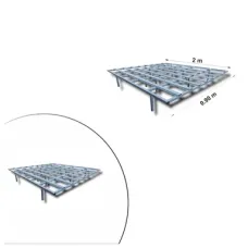 Paslanmaz Polad Çarpayı Karkas - (200x90x25 sm)