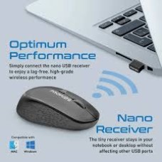 Promate Tracker MaxComfort Simsiz Erqonomik Optik Siçan