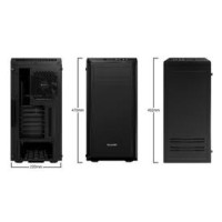 Pure Base 600 Window Black BGW21 Kompüter Korpusu