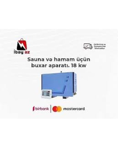 Sauna və Hamam üçün 18 kW Buxar Generatoru
