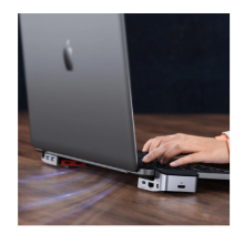 USB HUB Baseus Armor Age Type-C Bracket Multifunctional HUB Adapter HDMI RJ45 USB 3.0 Type-C CAHUB-AJ0G Space Gray