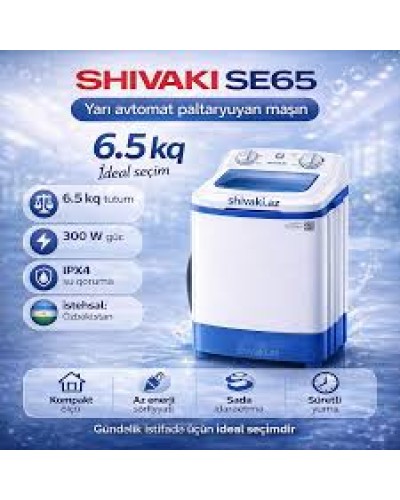 Shivaki SE65 Paltaryuyan Maşın 6.5 kq Vertikal